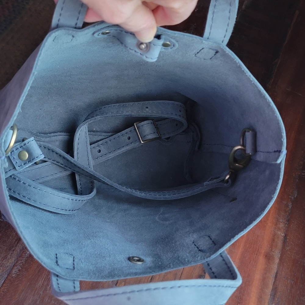 Portland Leather Goods Storm Mini Crossbody Tote - Picture 6 of 6